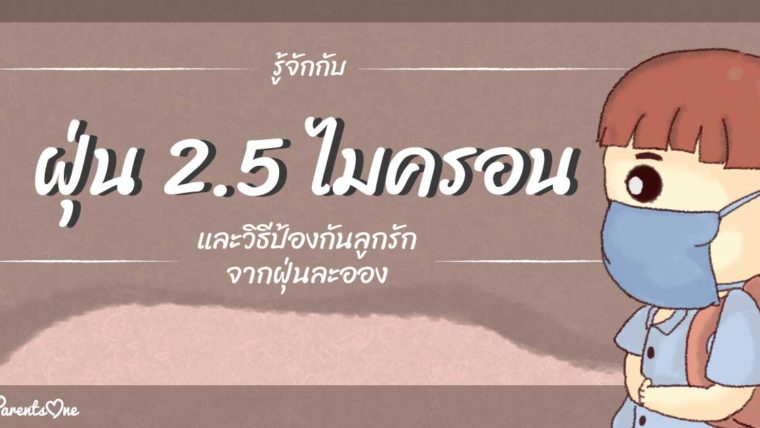 รู้จักกับฝุ่น 2.5 ไมครอน และวิธีป้องกันลูกรักจากฝุ่นละออง