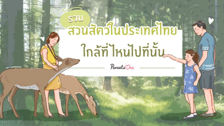 พาเด็กๆ ไปสวนสัตว์กันเถอะ  รวมสวนสัตว์ในประเทศไทย ใกล้ที่ไหนไปที่นั้น