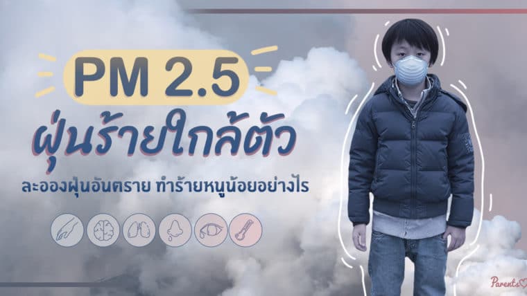 PM 2.5 ฝุ่นร้ายใกล้ตัว ละอองฝุ่นอันตราย ทำร้ายหนูน้อยได้อย่างไรบ้าง