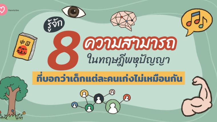 รู้จัก 8 ความสามารถในทฤษฎีพหุปัญญาที่บอกว่าเด็กแต่ละคนเก่งไม่เหมือนกัน